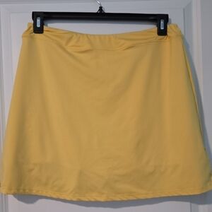 Ekouaer Yellow Skort